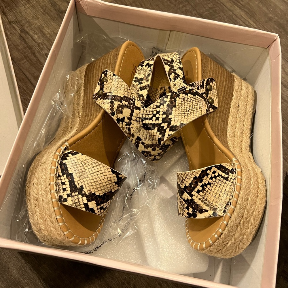 Snake skin heels